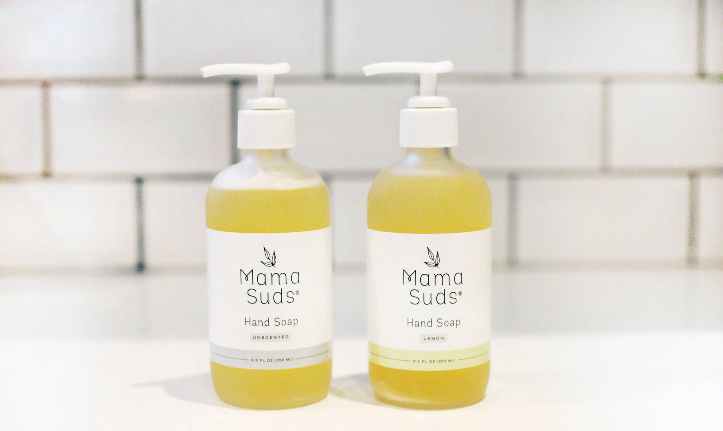 Refillable Liquid Hand Soap: Unscented MamaSuds | Non-toxic Household Cleaners + Real Soap