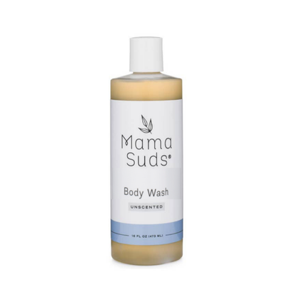 Body Wash 16 oz | Non-toxic, Real Soap: Unscented MamaSuds | Non-toxic Household Cleaners + Real Soap