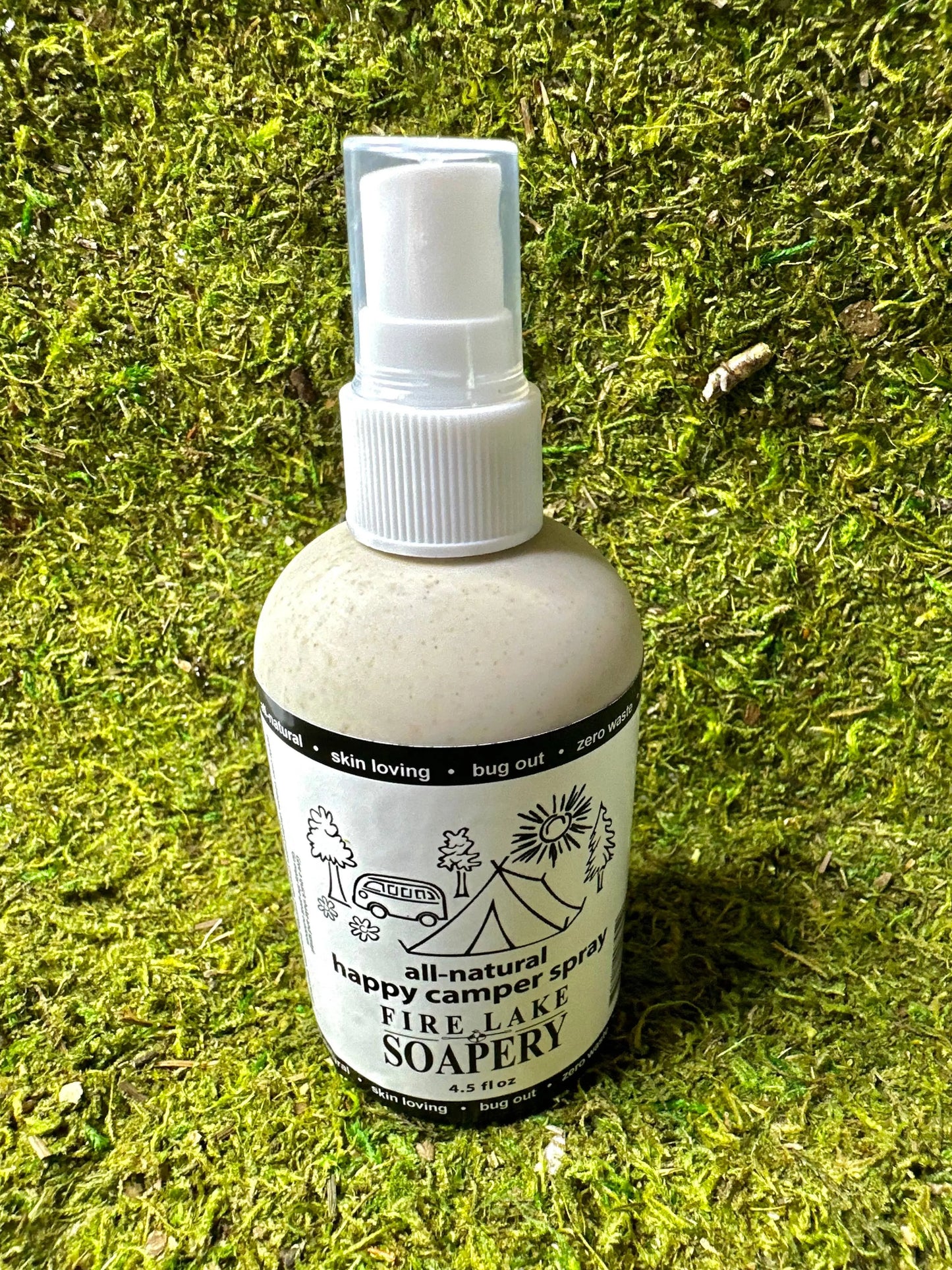 Happy Camper All Natural Bug Off Spray Fire Lake Soapery