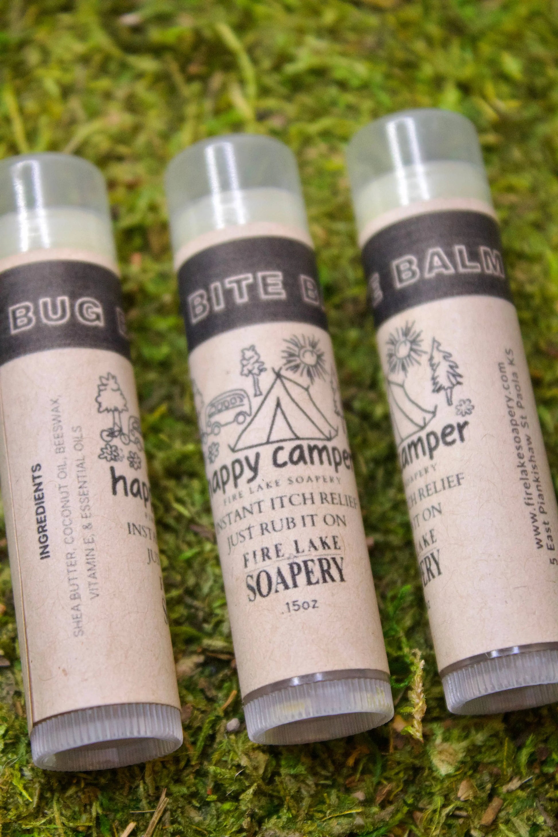 Happy Camper Bug Bite Balm Fire Lake Soapery