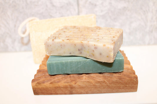 Eucalyptus & Mint Goat Milk Bar Soap Olive Drab Farm