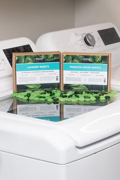 LAUNDRY SHEET 2-PACK BUNDLE ZuGreen