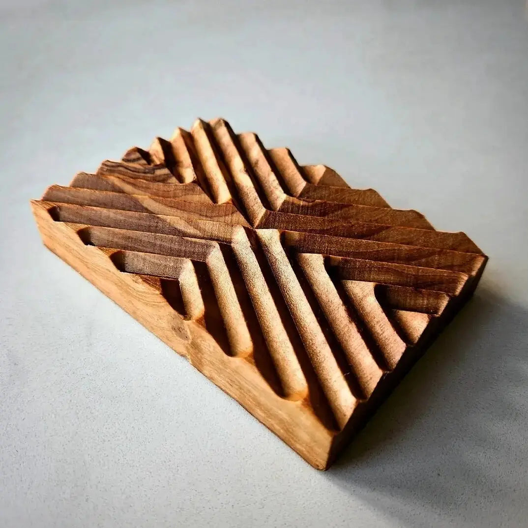 Olive Wood Soap Dish Holder Dyari