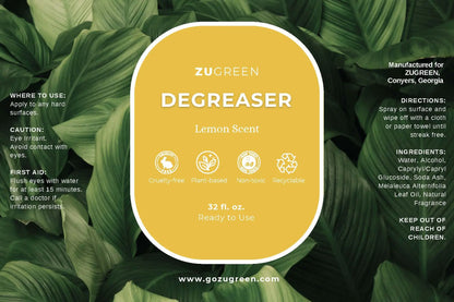 10X ALL-PURPOSE DEGREASER CONCENTRATE-32 OZ BOTTLE ZuGreen